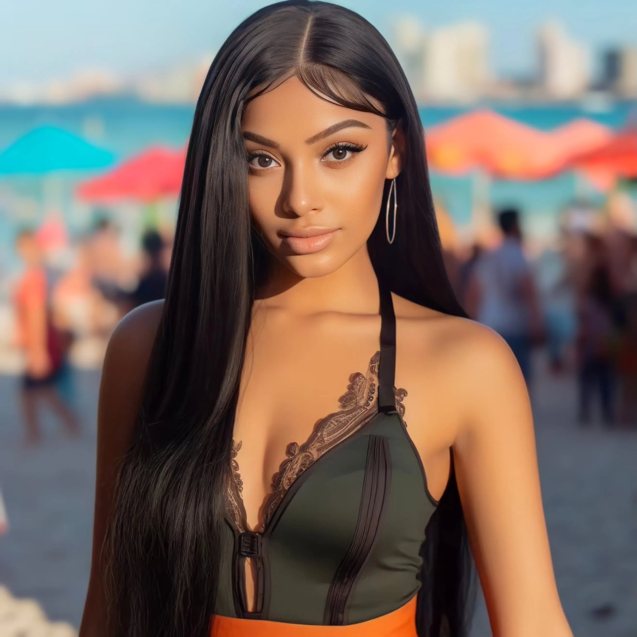 Straight Brazilian Virgin Human Hair Bundles – 3 Pieces, 10-40 Inches