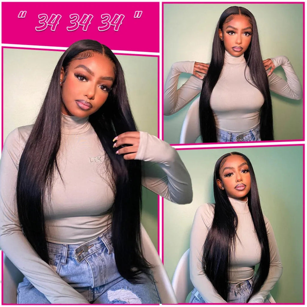 Straight Brazilian Human Hair Bundles – 10-40 Inch Weave Extensions