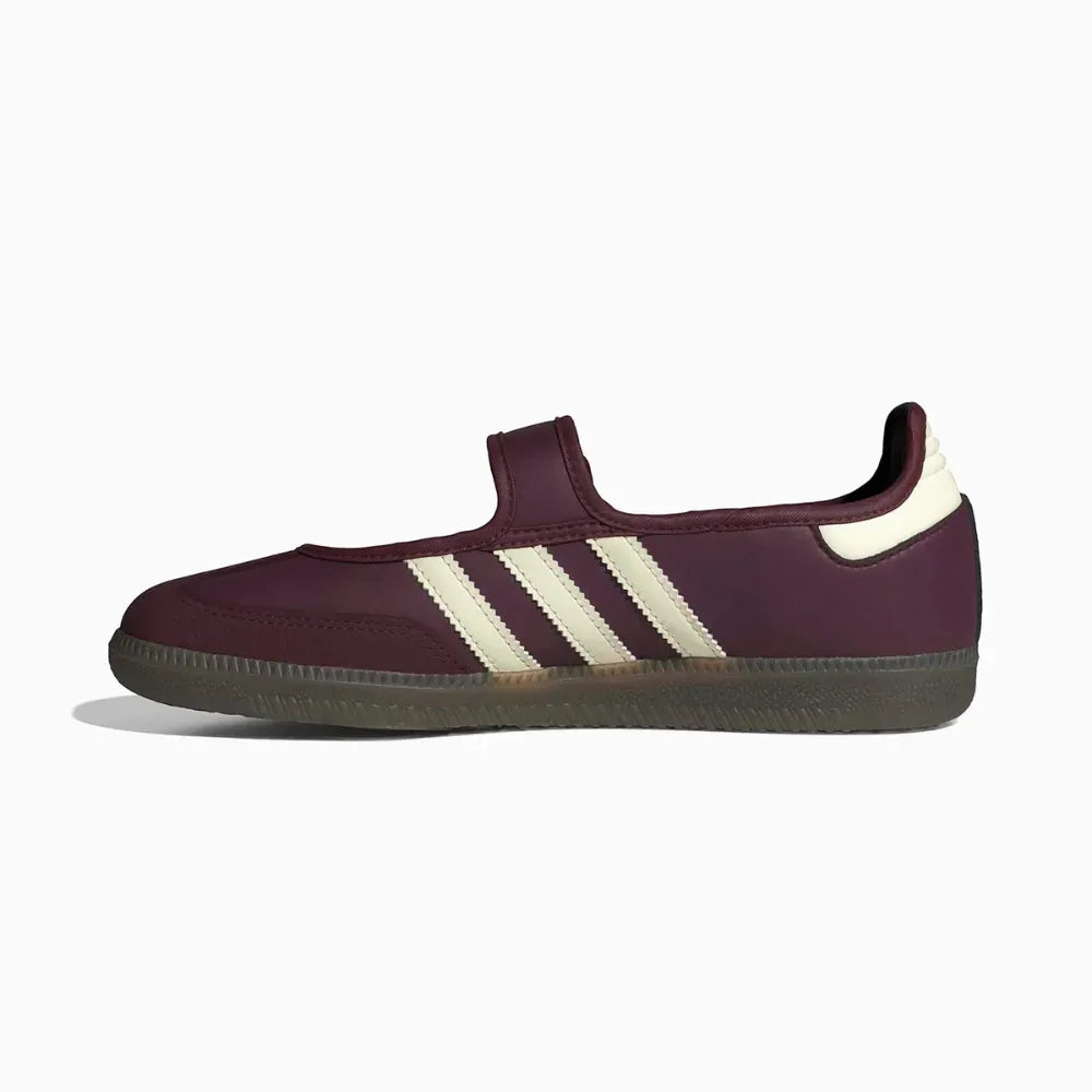 Samba Jane Maroon White