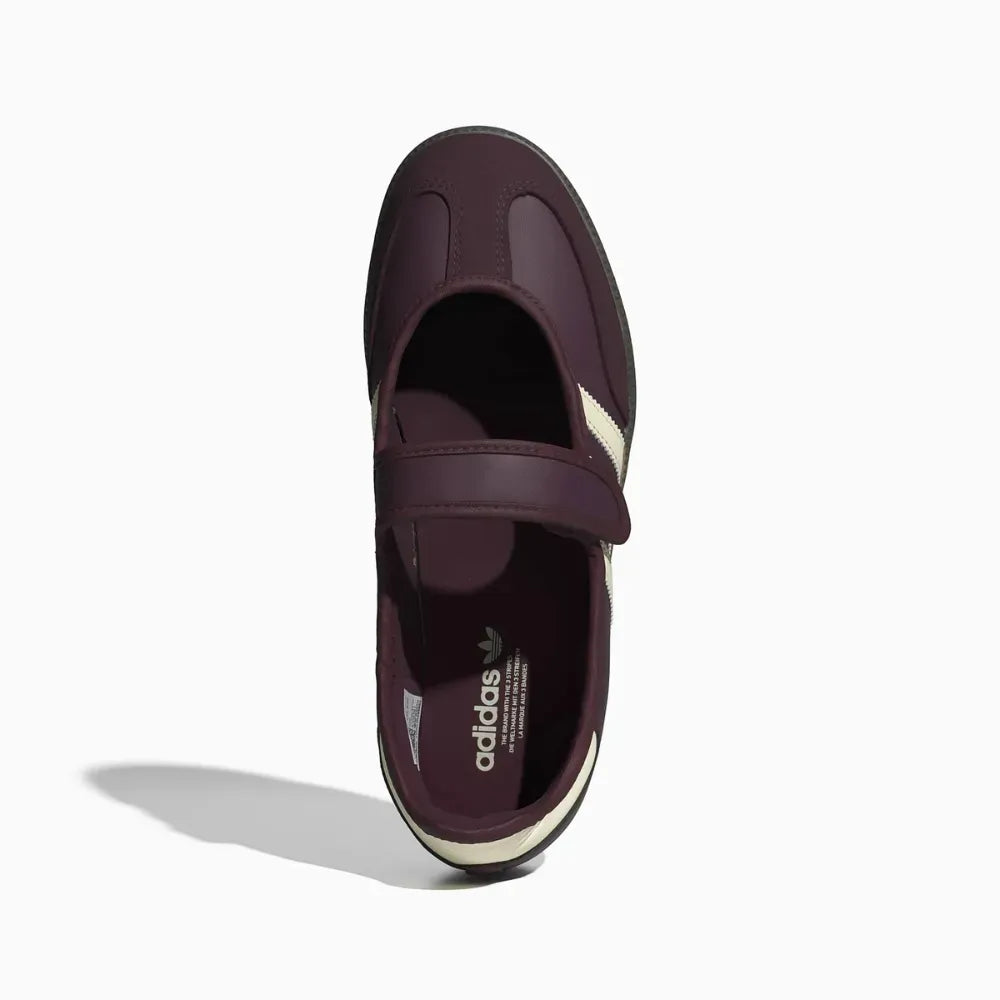 Samba Jane Maroon White