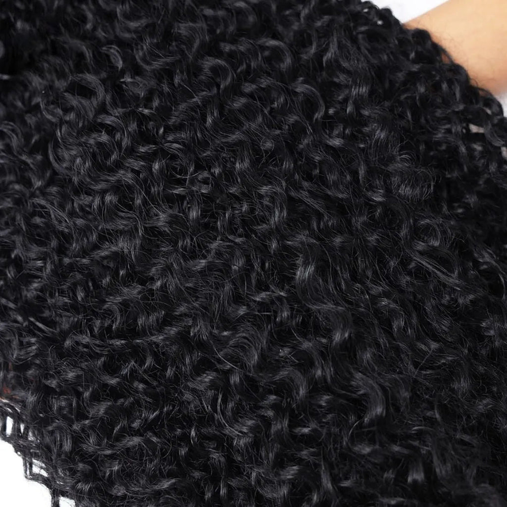 Synthetic Jerry Curl Hair Extensions – Kinky Curly, Heat-Resistant, 26-28 Inch