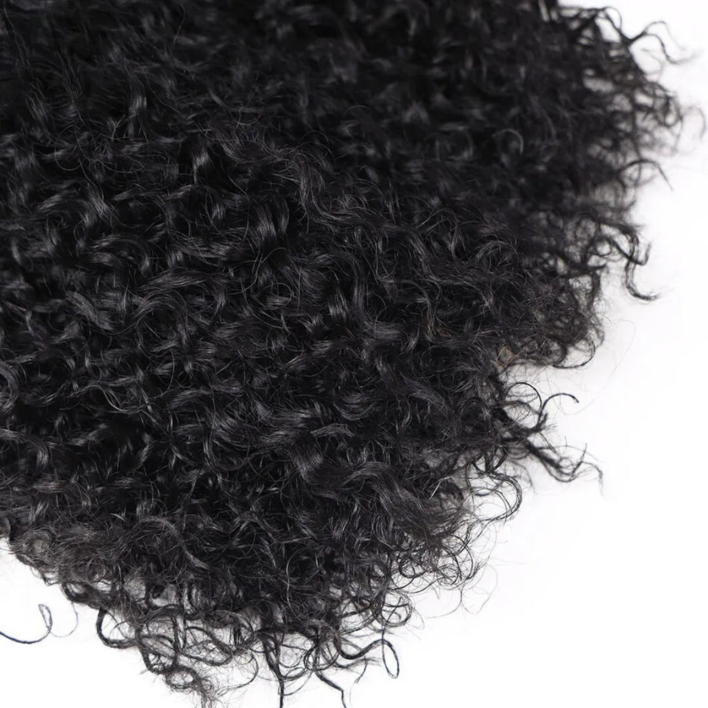 Synthetic Jerry Curl Hair Extensions – Kinky Curly, Heat-Resistant, 26-28 Inch