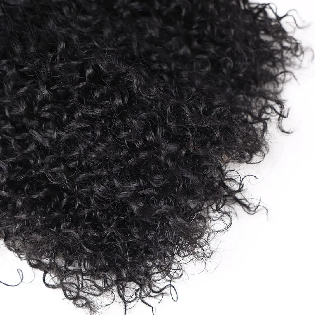 Synthetic Jerry Curl Hair Extensions – Kinky Curly, Heat-Resistant, 26-28 Inch