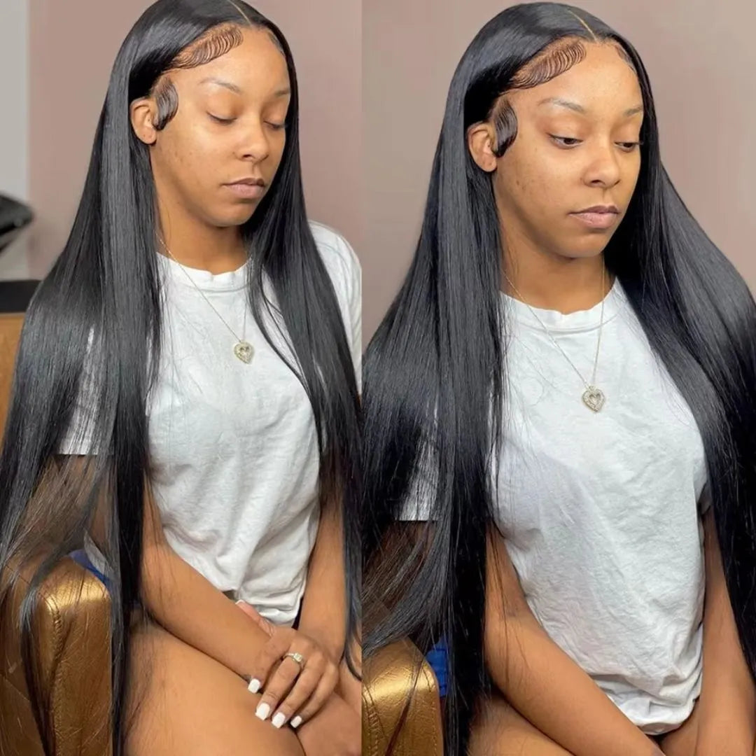Straight Brazilian Virgin Human Hair Bundles – 3 Pieces, 10-40 Inches