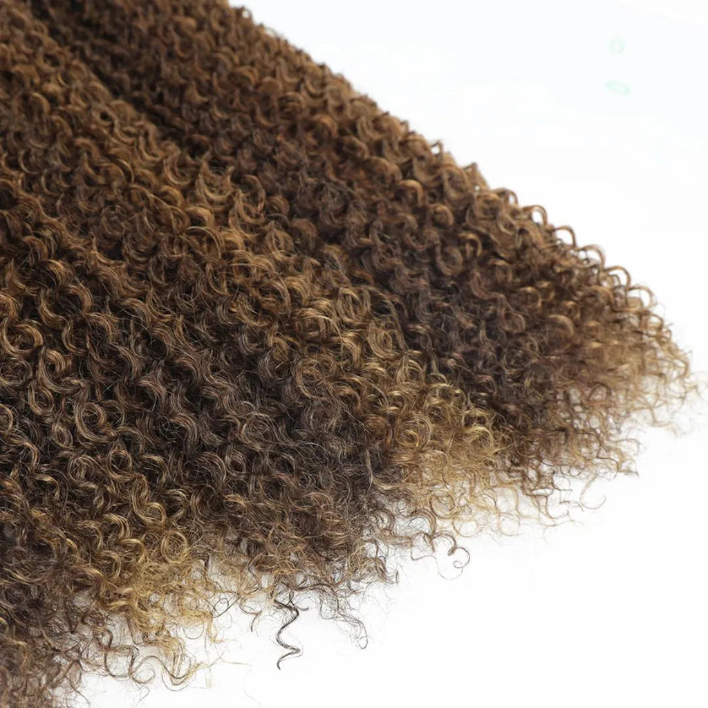 Synthetic Jerry Curl Hair Extensions – Kinky Curly, Heat-Resistant, 26-28 Inch