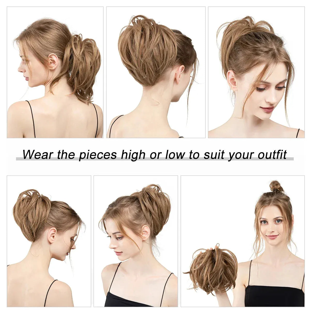 Curly Hair Bun Scrunchie – Instant Volume &amp; Effortless Style