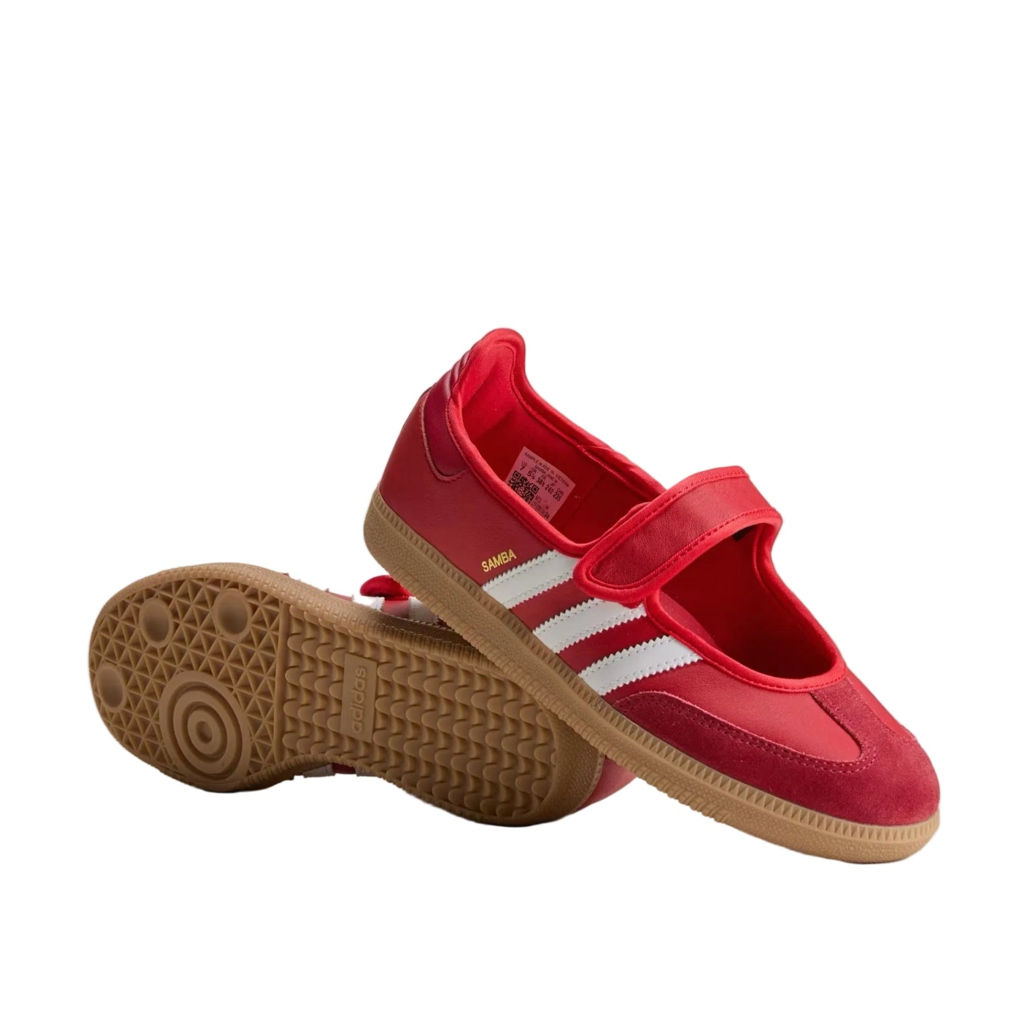 Samba Jane Red White