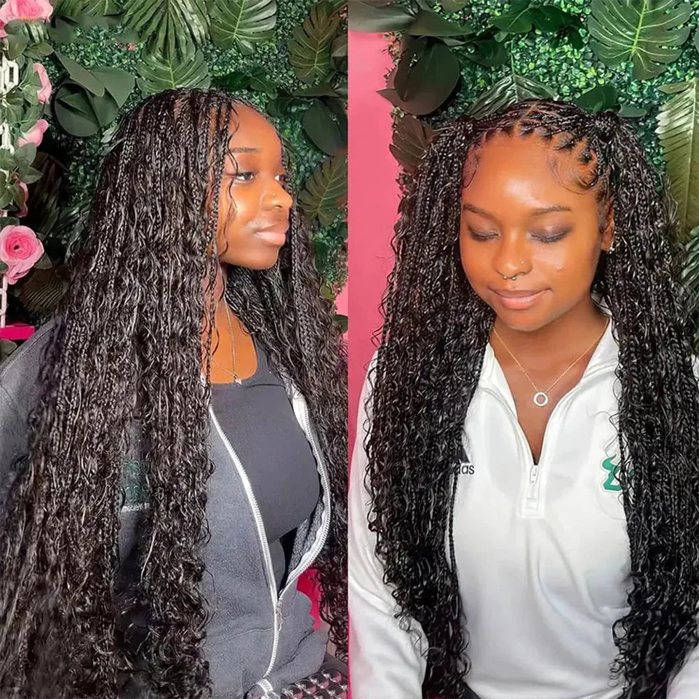 Deep Wave Unprocessed Human Hair for Boho Braids – 100% Brazilian Remy