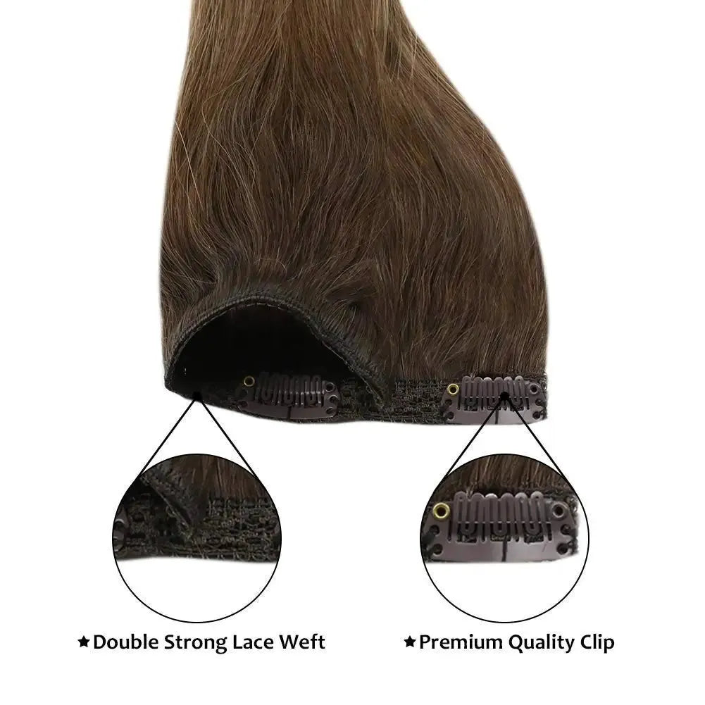 Premium Human Hair Clip-In Extensions – 5 & 7 Pieces, 18-24 Inches