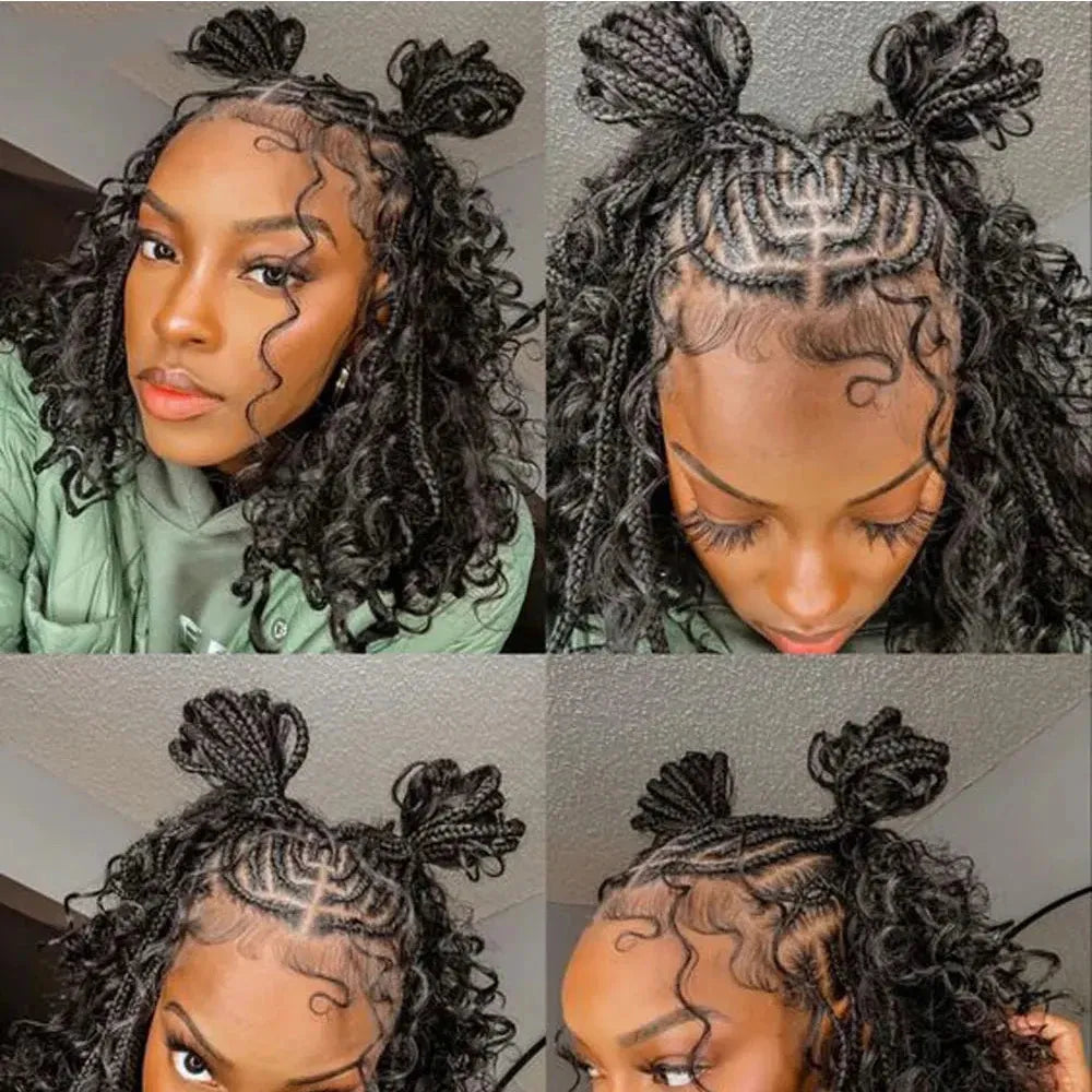 Deep Wave Unprocessed Human Hair for Boho Braids – 100% Brazilian Remy