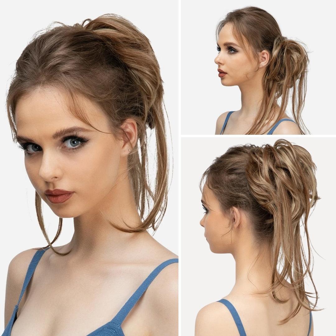Curly Chignon Hair Bun