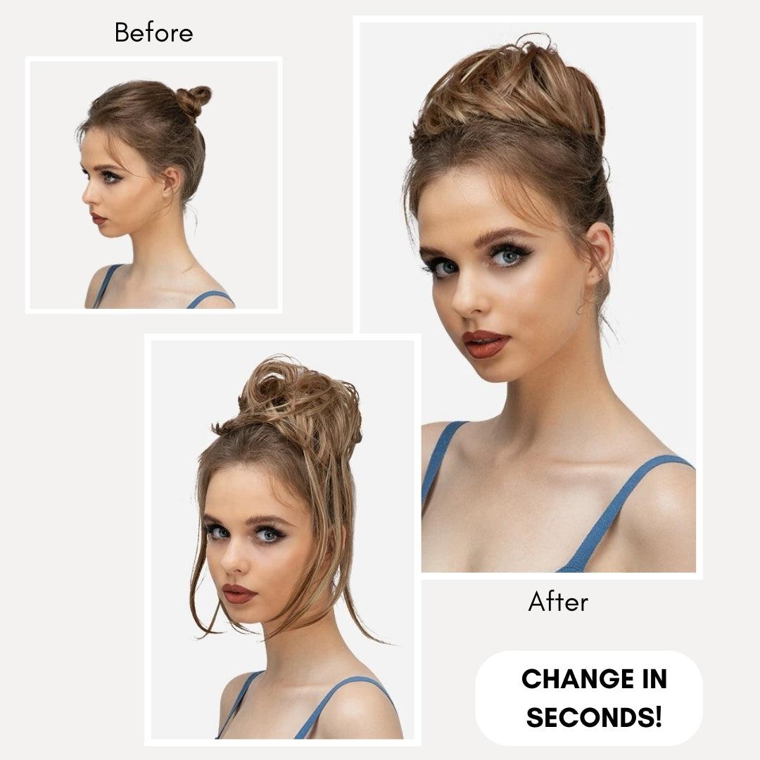 Curly Chignon Hair Bun