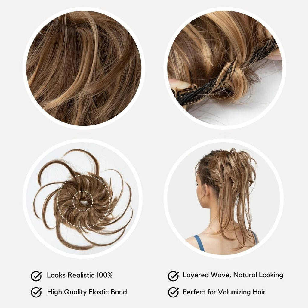 Curly Chignon Hair Bun