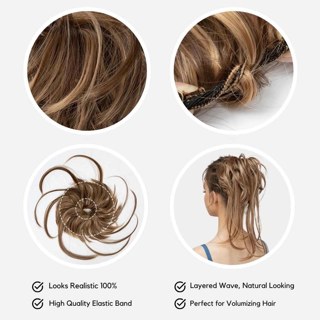 Curly Chignon Hair Bun