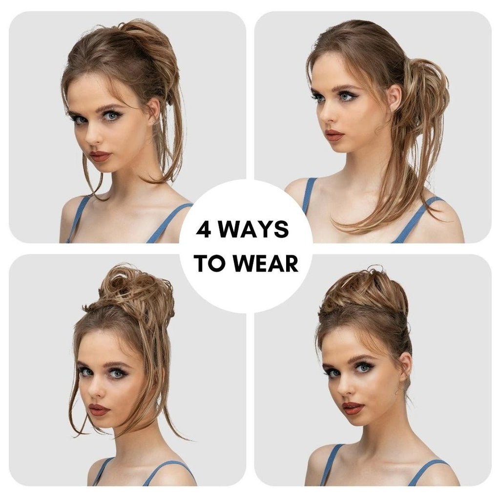 Curly Chignon Hair Bun