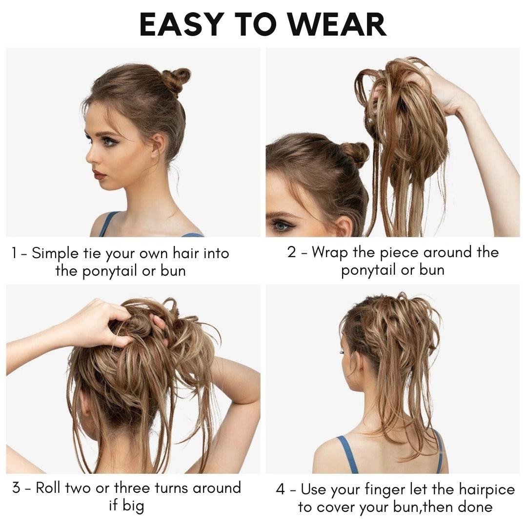 Curly Chignon Hair Bun