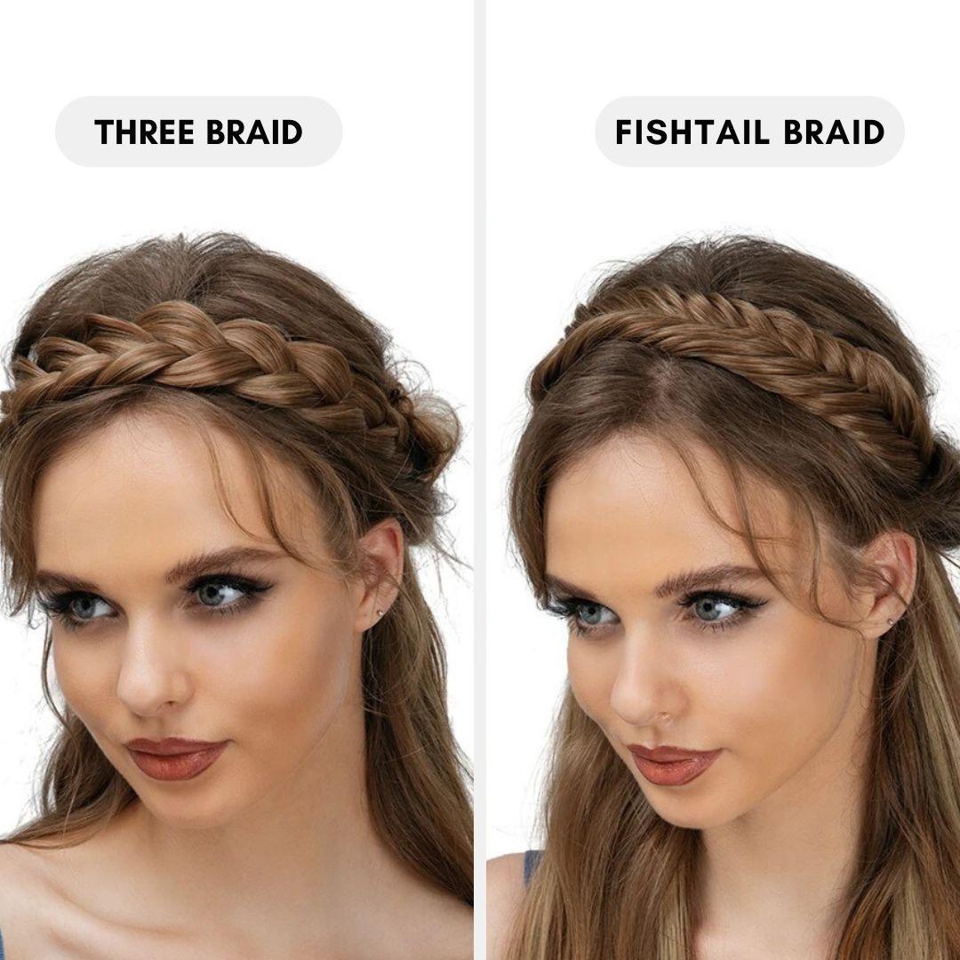 Instant Glam Braids – Rubber Band Braided Hair Extensions