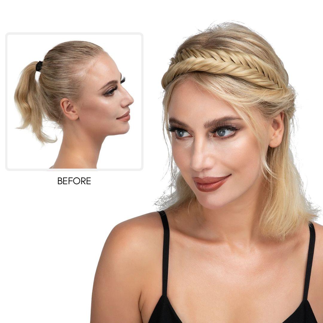 Instant Glam Braids – Rubber Band Braided Hair Extensions