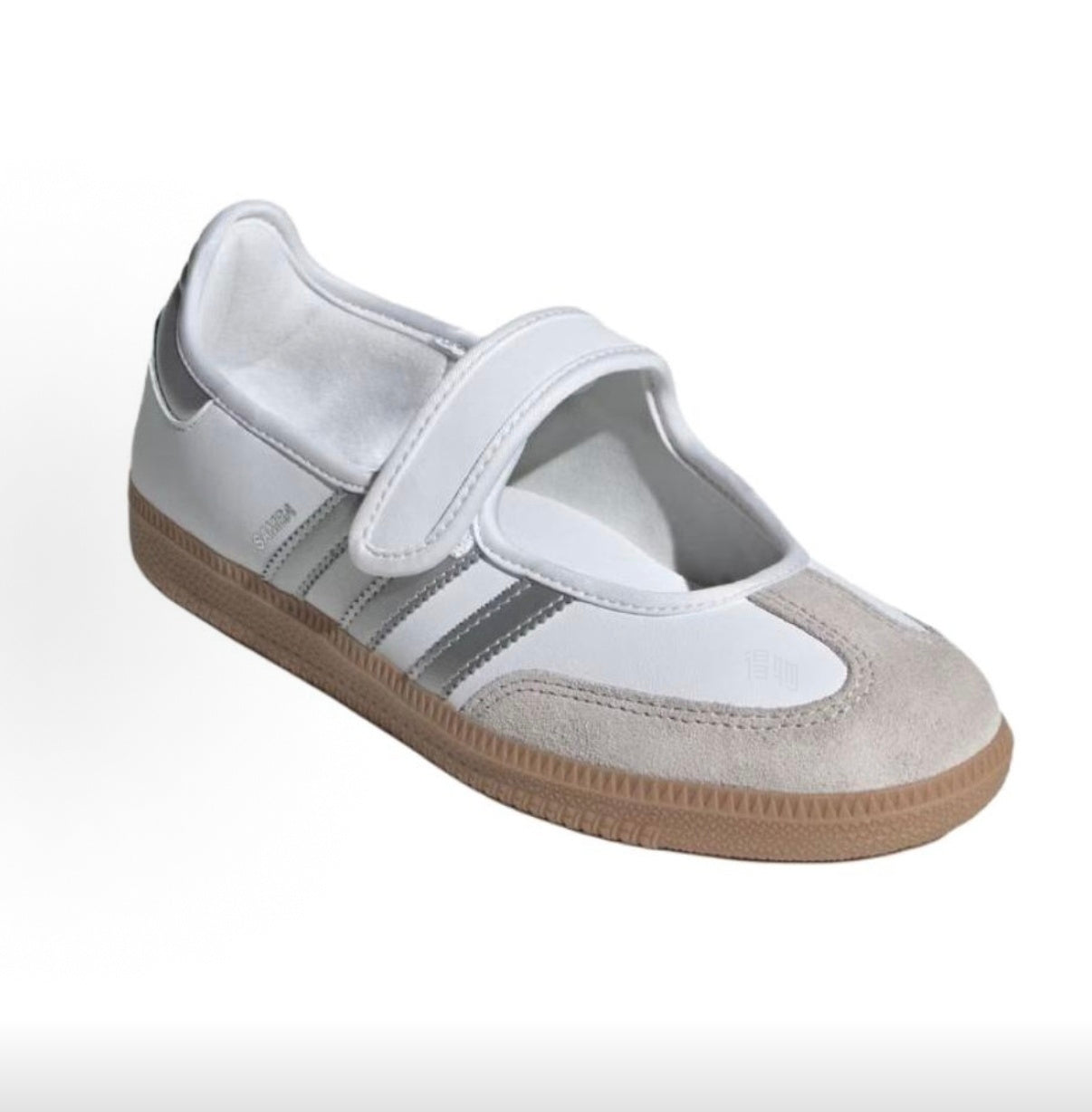 Samba Jane White Silver