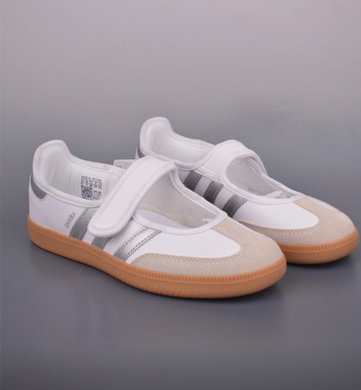 Samba Jane White Silver