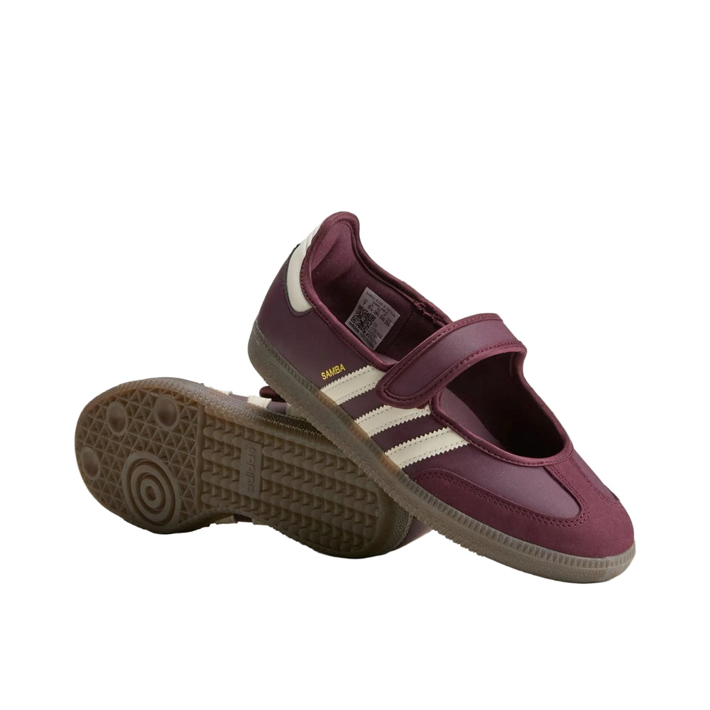 Samba Jane Maroon White