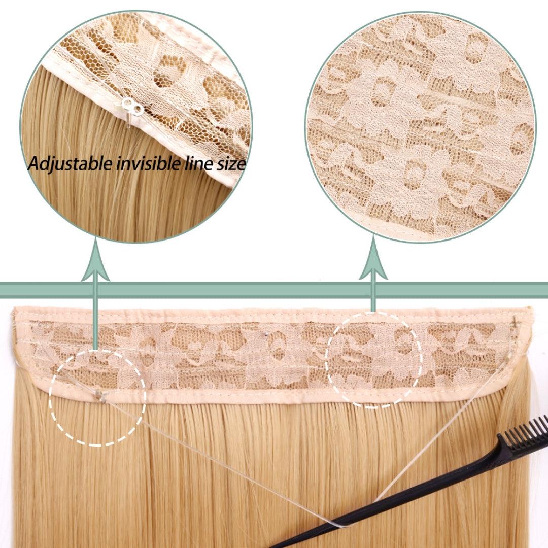 Synthetic Long Curly Wire Hair Extension – Easy No Clips (16-32 Inch Options)